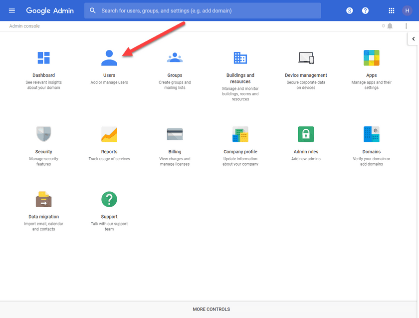  Admin truy cập vào mục User 